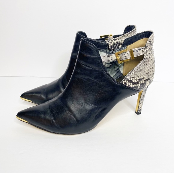 Ted Baker Snakeskin High Heel Booties Size 40.5 - Picture 2 of 15